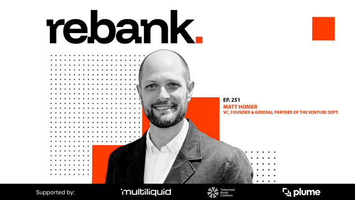 Stablecoin Market Dynamics Post-GENIUS with Matt Homer of The Venture Dept.